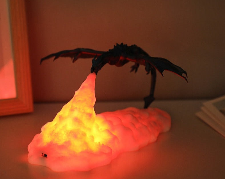 Dragon fire lamp